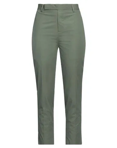 Rick Owens Woman Pants Green Size 8 Cotton