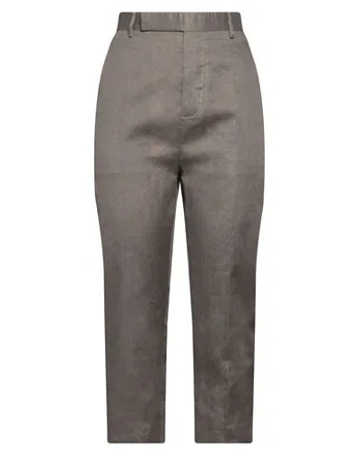 Rick Owens Woman Pants Grey Size 4 Cotton
