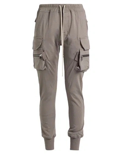 Rick Owens Woman Pants Grey Size 8 Cotton In Gray