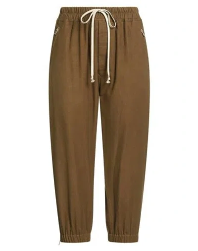 Rick Owens Woman Pants Khaki Size 4 Cotton In Brown