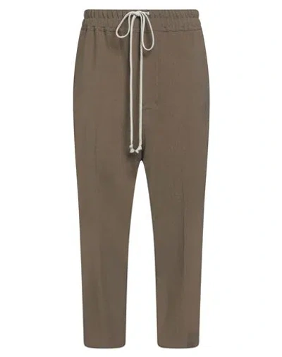 RICK OWENS RICK OWENS WOMAN PANTS KHAKI SIZE 4 VIRGIN WOOL