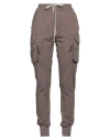 Rick Owens Woman Pants Khaki Size 8 Cotton, Elastane In Beige