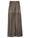 Rick Owens Woman Pants Lead Size 4 Cupro In Grey