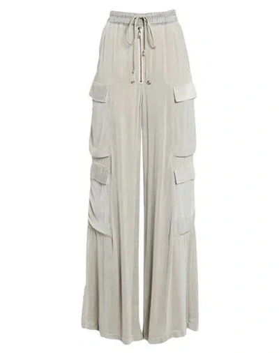 Rick Owens Velvet Casual Cargo Pants In Neutral