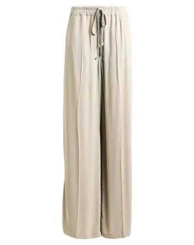 Rick Owens Woman Pants Light Grey Size 6 Viscose, Acetate In Neutral