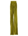 Rick Owens Yellow Bias Trousers In Green