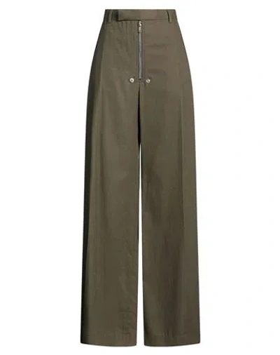 Rick Owens Loose-fitting Solid-color Trousers In Green