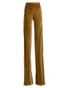 Rick Owens Woman Pants Mustard Size 4 Viscose, Silk In Green