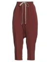 Rick Owens Woman Pants Rust Size 4 Acetate, Silk In Red
