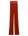 Rick Owens Woman Pants Rust Size 6 Viscose, Silk, Cotton, Polyamide In Red