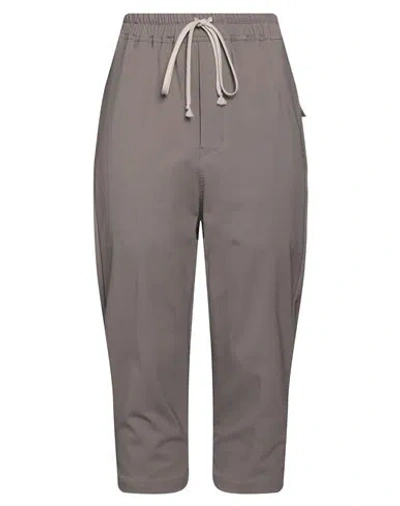 Rick Owens Woman Pants Taupe Size 2 Virgin Wool, Elastane In Grey