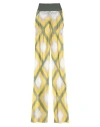 Rick Owens All-over Graphic-print Trousers In Yellow