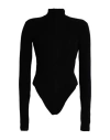 Rick Owens Woman Playsuit Black Size M Cashmere, Wool