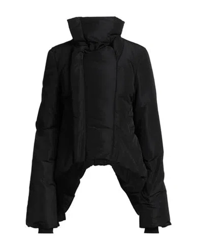 Rick Owens Woman Puffer Black Size 4 Polyester