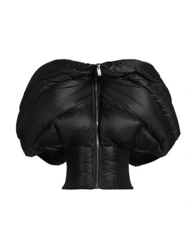RICK OWENS RICK OWENS WOMAN PUFFER BLACK SIZE 6 POLYAMIDE, WOOL