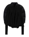 Rick Owens Quilted Shell And Wool Down Jacket In Black