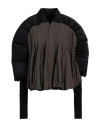 Rick Owens Duvetessa Padded Wool Jacket In Grey