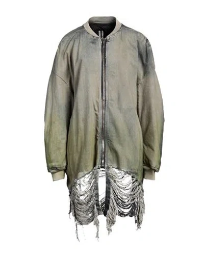 Rick Owens Woman Puffer Grey Size 14 Cotton