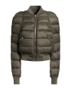 Rick Owens Bomber Jacket Puffer Jackets Gray In Green