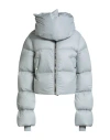Rick Owens Woman Puffer Sky Blue Size 2 Polyamide In Blue