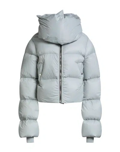 Rick Owens Woman Puffer Sky Blue Size 2 Polyamide