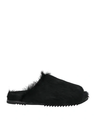 Rick Owens Woman Sandals Black Size 7 Leather