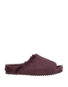 Rick Owens Woman Sandals Mauve Size 7 Leather In Purple