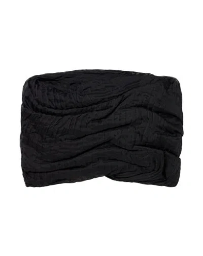 Rick Owens Woman Scarf Black Size - Cotton
