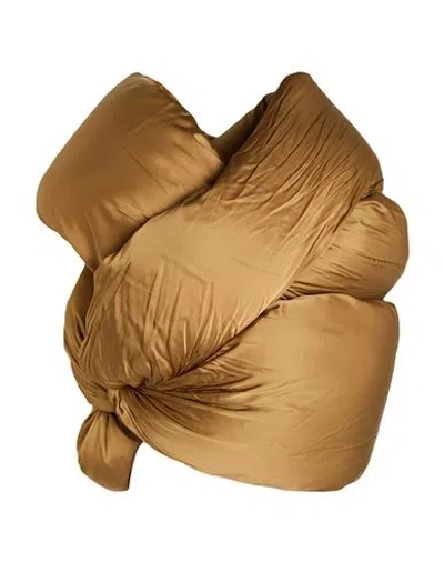 Rick Owens Woman Scarf Mustard Size - Silk In Yellow