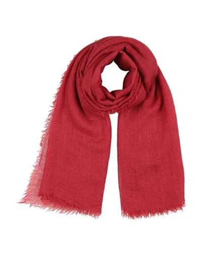 Rick Owens Woman Scarf Red Size - Cashmere, Silk