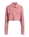 Rick Owens Woman Shirt Antique Rose Size 4 Cotton