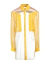 Rick Owens Woman Shirt Yellow Size 6 Polyamide, Silk