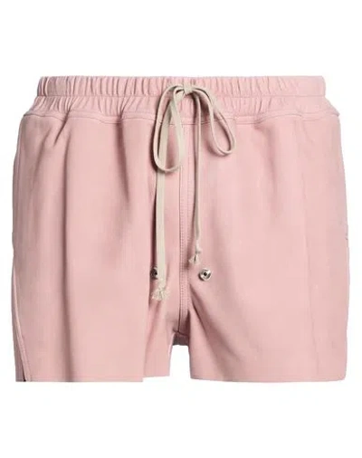 Rick Owens Woman Shorts & Bermuda Shorts Antique Rose Size 4 Cotton In Pink