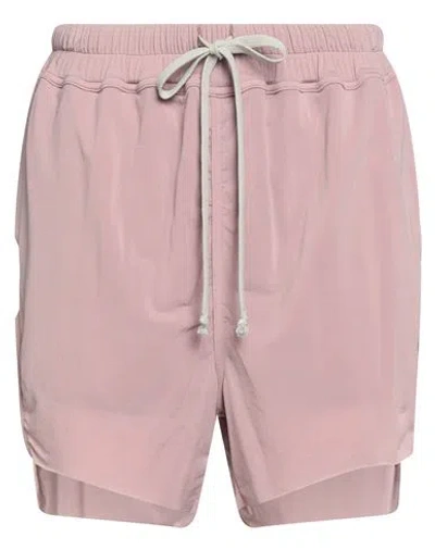 Rick Owens Woman Shorts & Bermuda Shorts Antique Rose Size 4 Cupro, Elastane