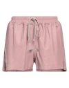 Rick Owens Woman Shorts & Bermuda Shorts Antique Rose Size 6 Leather In Pink