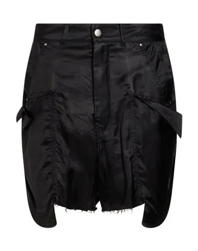 Rick Owens Woman Shorts & Bermuda Shorts Black Size 30 Cupro