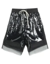 Rick Owens Woman Shorts & Bermuda Shorts Black Size 6 Silk, Polyester