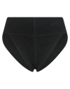 Rick Owens Woman Shorts & Bermuda Shorts Black Size Xs Baby Alpaca Wool, Polyamide, Wool, Elastane