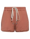 Rick Owens Woman Shorts & Bermuda Shorts Brown Size 2 Cotton In Brown