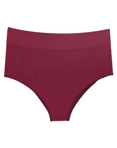 Rick Owens Woman Shorts & Bermuda Shorts Burgundy Size M Polyamide, Elastane In Red