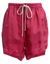 Rick Owens Woman Shorts & Bermuda Shorts Fuchsia Size 6 Cupro In Pink
