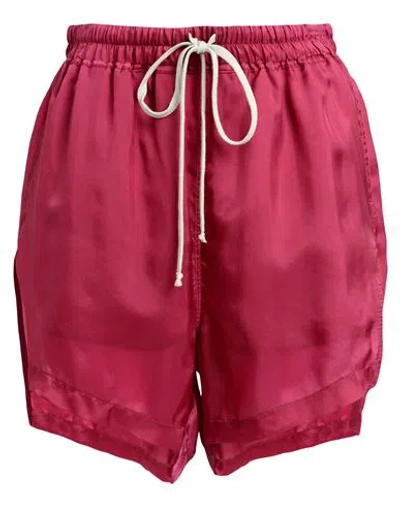 Rick Owens Woman Shorts & Bermuda Shorts Fuchsia Size 6 Cupro In Pink