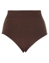 Rick Owens High-waisted Stretch Nylon Briefs In Beige