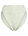 Rick Owens Woman Shorts & Bermuda Shorts Light Green Size S Baby Alpaca Wool, Polyamide, Wool, Elast