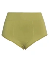 Rick Owens Woman Shorts & Bermuda Shorts Lime Green Size S Polyamide, Elastane
