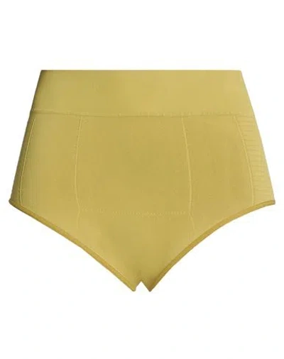 Rick Owens Woman Shorts & Bermuda Shorts Lime Green Size S Polyamide, Elastane In Gold