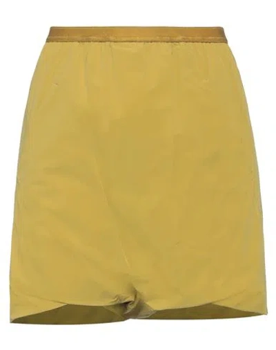 Rick Owens Woman Shorts & Bermuda Shorts Military Green Size 2 Polyamide, Elastane