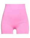 Rick Owens Fitted Bike Shorts In Pink