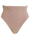 Rick Owens Solid Color Hot Pants In Taupe