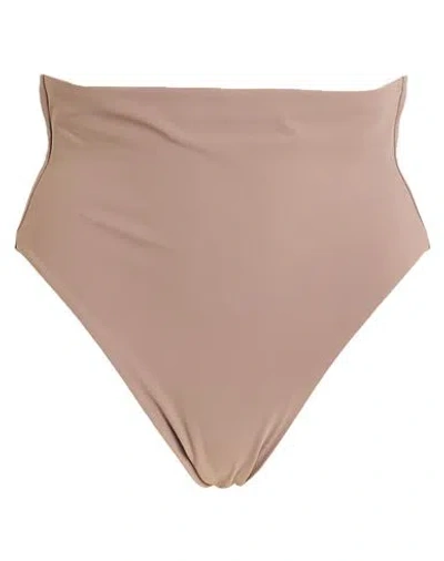 RICK OWENS RICK OWENS WOMAN SHORTS & BERMUDA SHORTS TAUPE SIZE 4 POLYAMIDE, ELASTANE